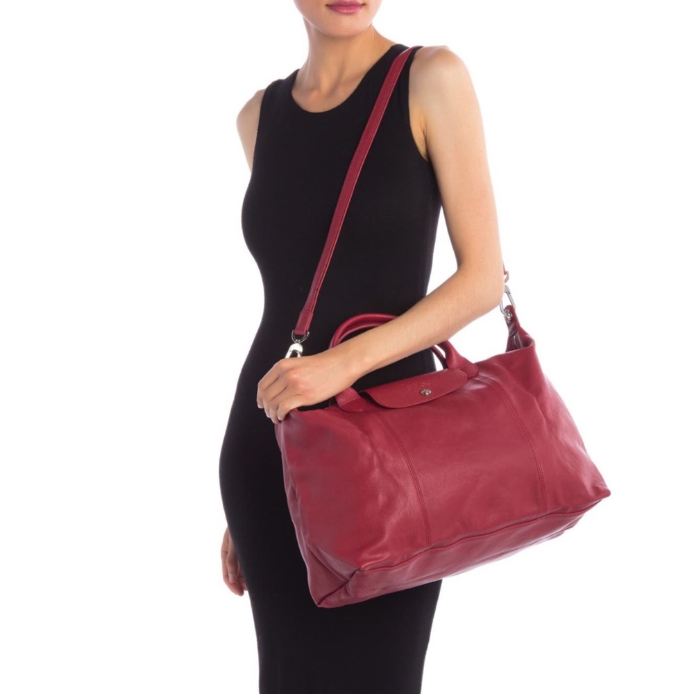 LONGCHAMP LE PLIAGE CUIR LARGE LEATHER TOTE - Picture 5 of 15